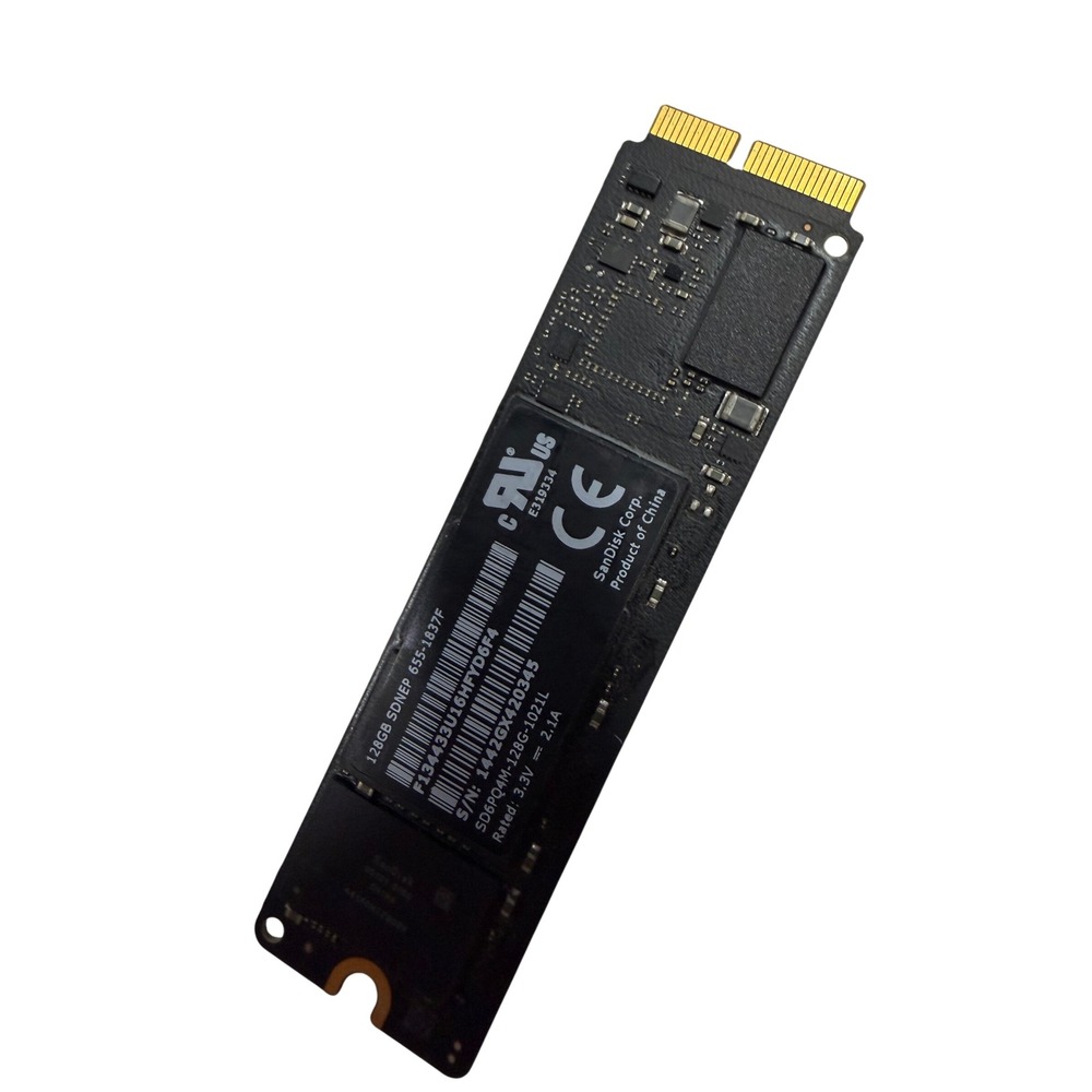 SanDisk 128GB SSD for MacBook Air SD6PQ4M-128G-1021L 655-1837F 12+6 Flash Drive